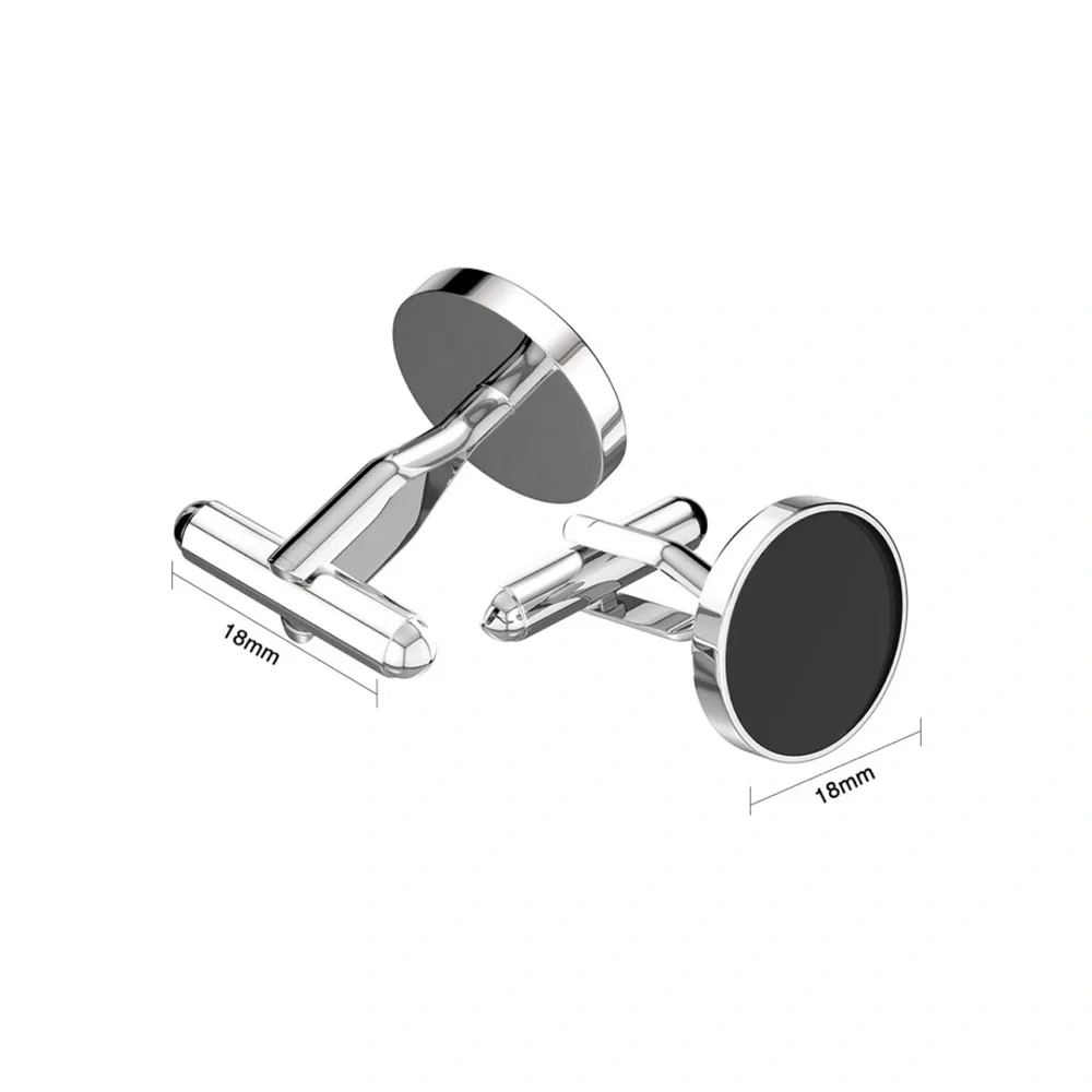 Stainless Steel Cuff Links Classic Tuxedo Shirt Cufflinks-